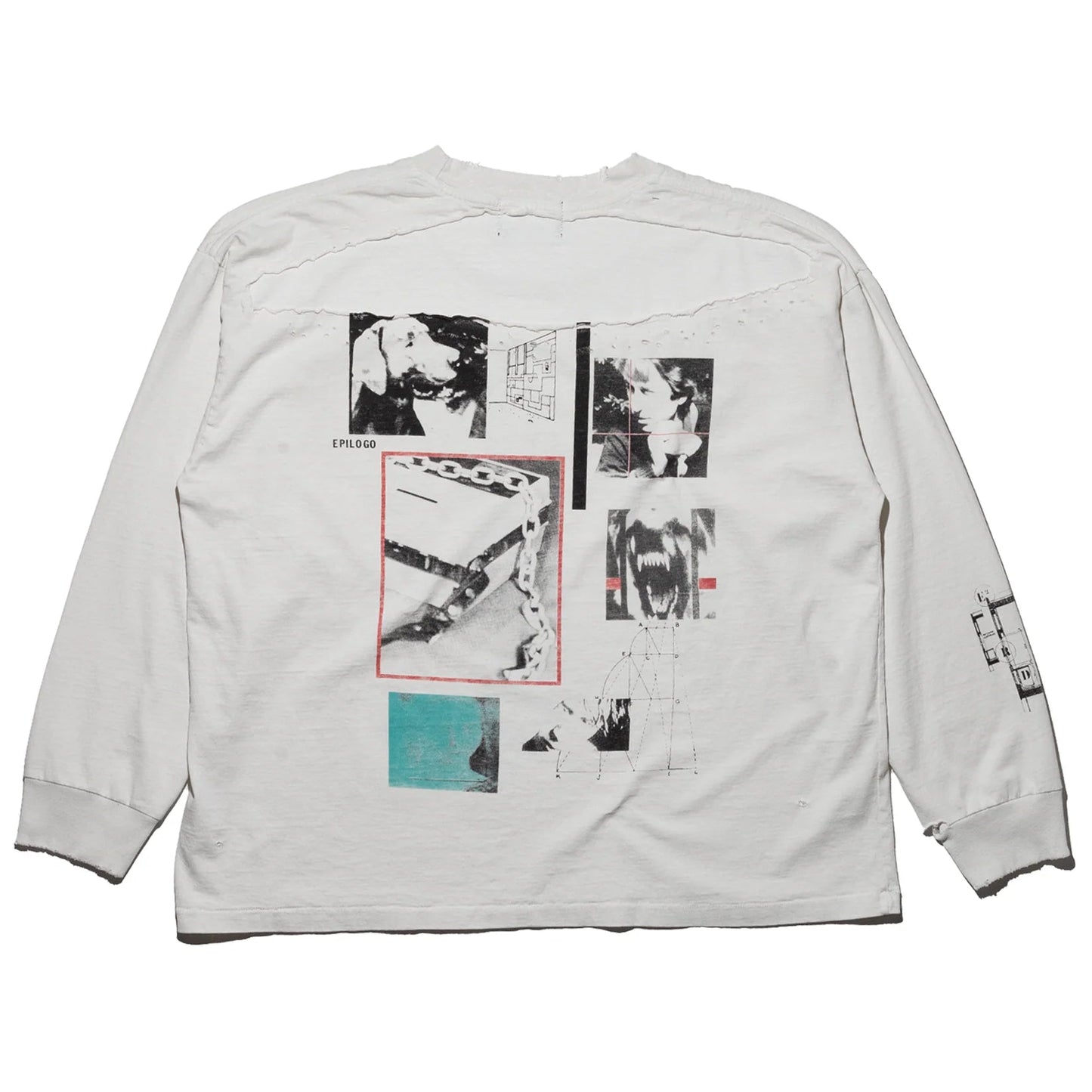 Enfants Riches Déprimés Modular L/S T-Shirt Vintage White