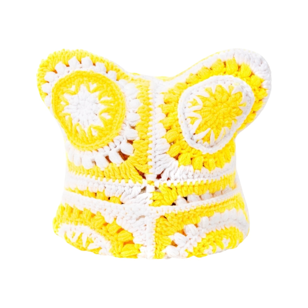 Arkyve Sunny Burst Crochet Cat Hat
