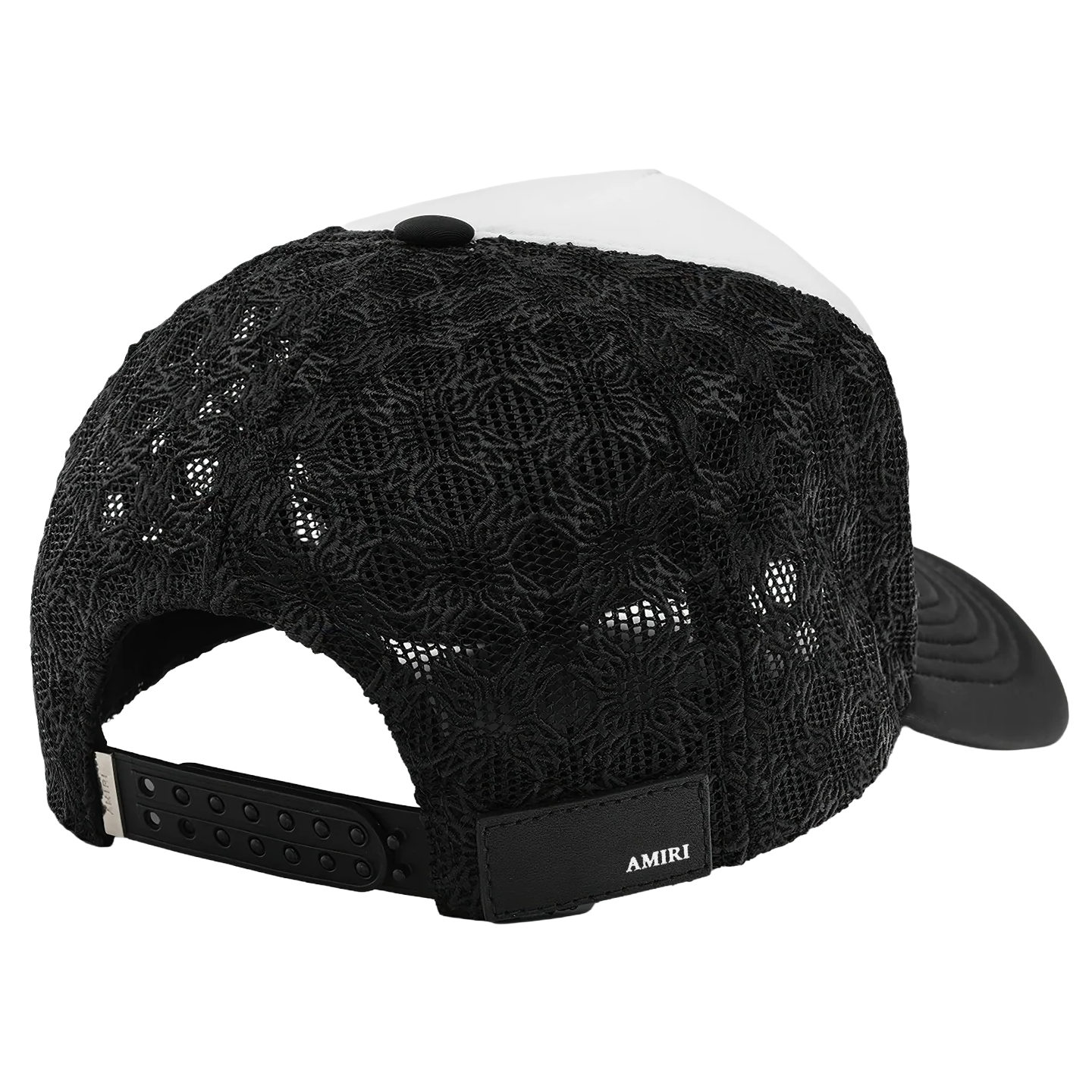 Amiri MA Two Tone Trucker Hat Black