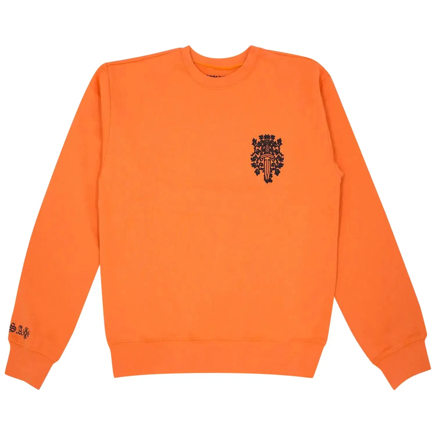 Chrome Hearts Vine Dagger Crewneck Orange – Endless Supply Chrome Hearts Vine Dagger Crewneck Orange – Endless Supply