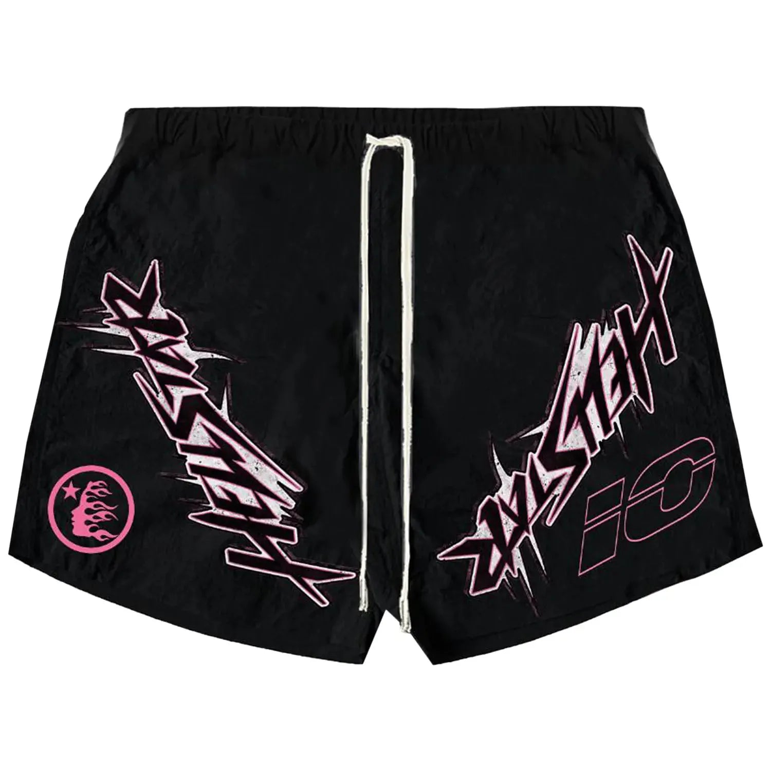 Hellstar Waxed Nylon Athletic Shorts Black – Endless Supply Hellstar Waxed Nylon Athletic Shorts Black – Endless Supply