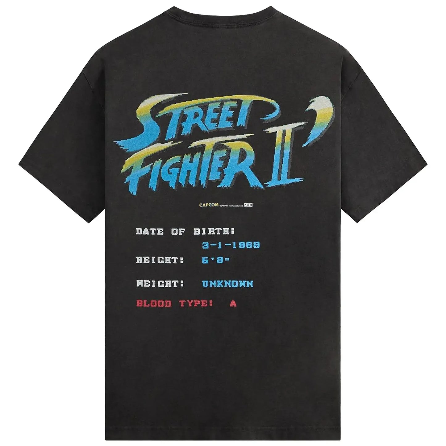 Kith x Capcom Chun Li Champion Edition Vintage Tee Black