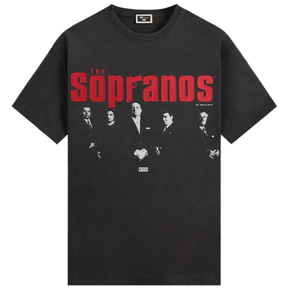 Kith for The Sopranos Est. 1990 Poster Vintage Tee Black