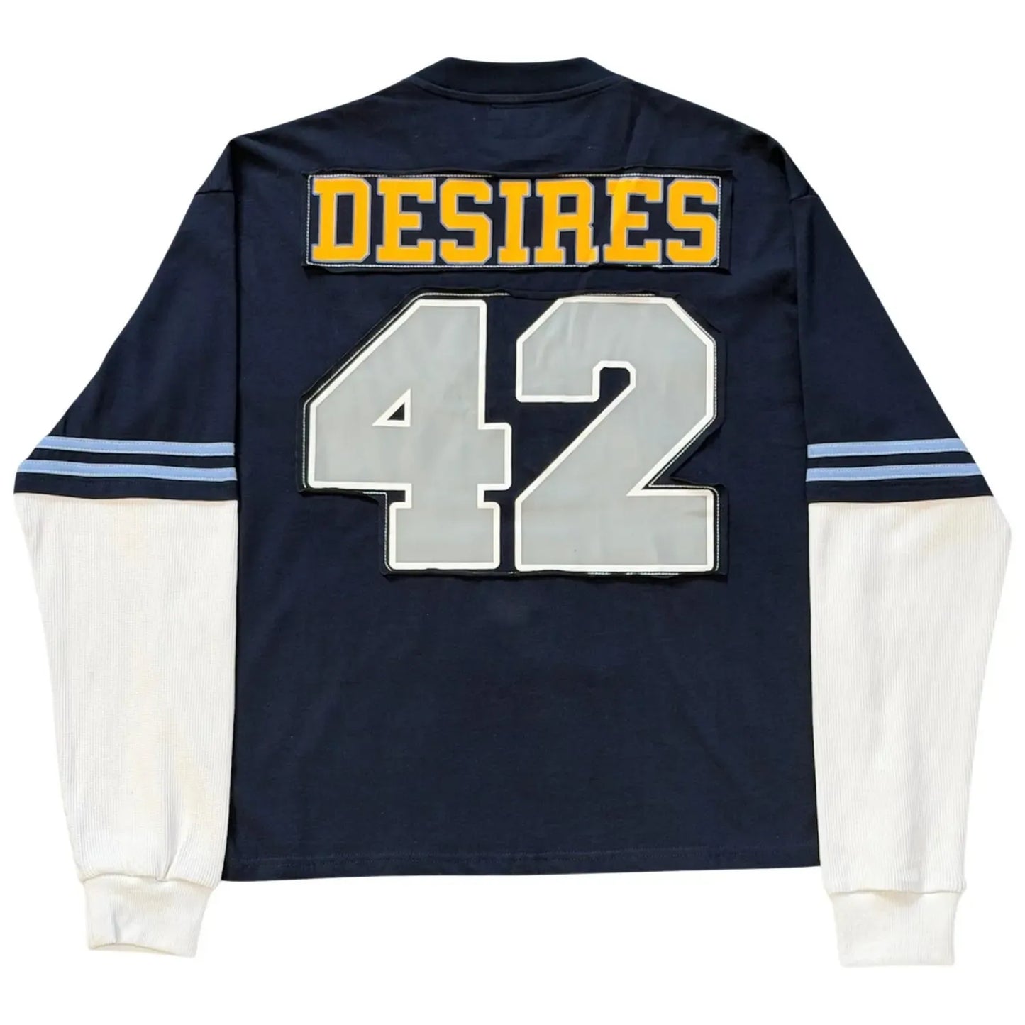 Bottega Desires Jackie Robinson Long-Sleeve Navy