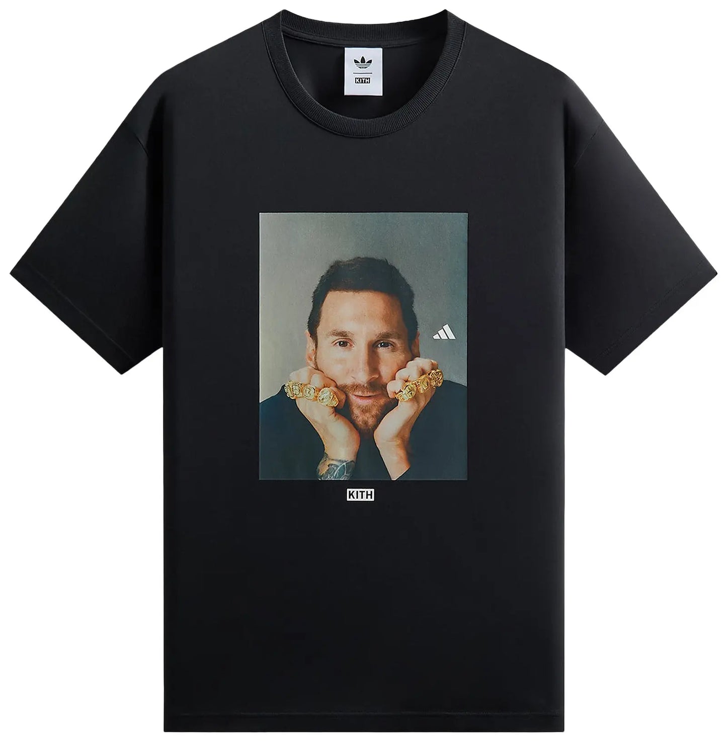 Kith & Messi for adidas Football Graphic Tee Black