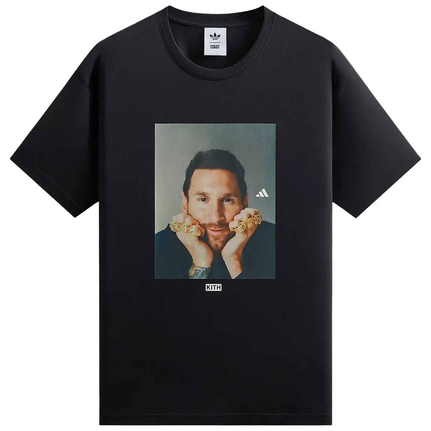 Kith & Messi for adidas Football Graphic Tee Black
