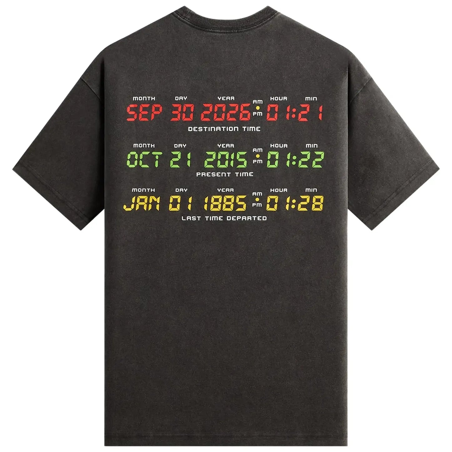 Kith for Back to the Future DeLorean Vintage Tee Black