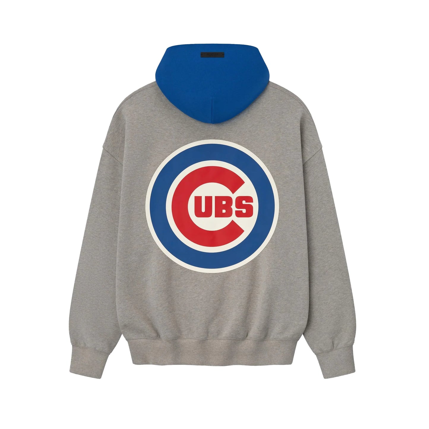 Fear of God Essentials Cubs Sport Hoodie Concrete Heather/Blue