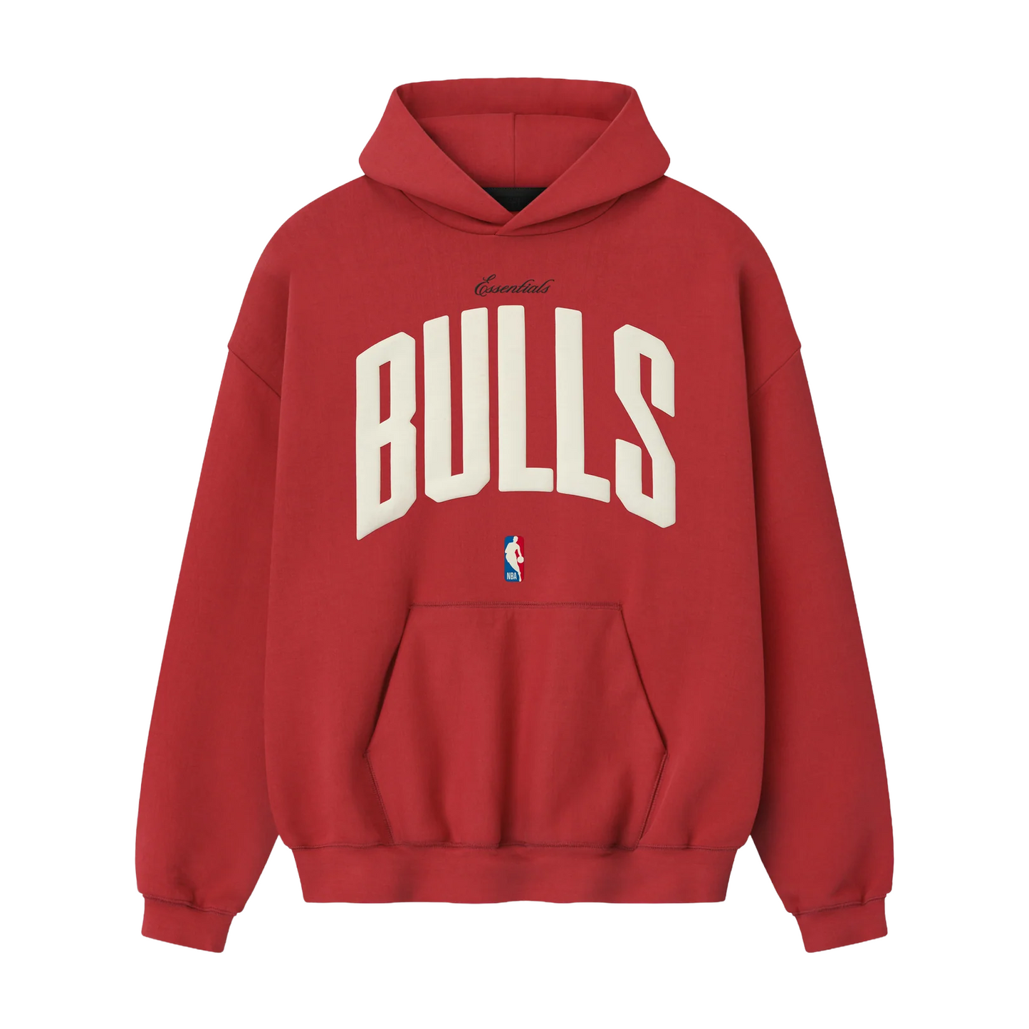 Fear of God Essentials Bulls 90s Hoodie Red