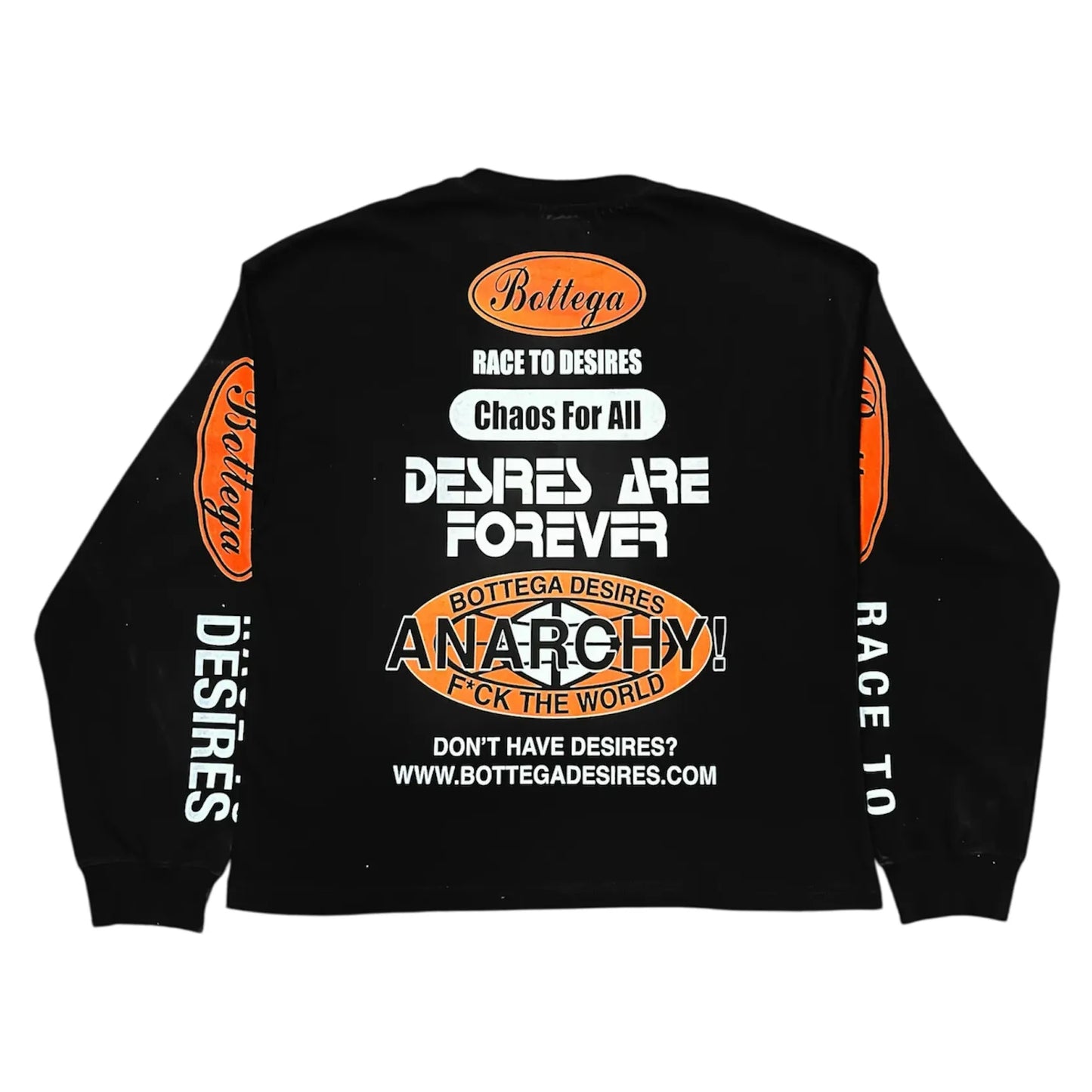 Bottega Desires Race To Desires L/S T-Shirt Black