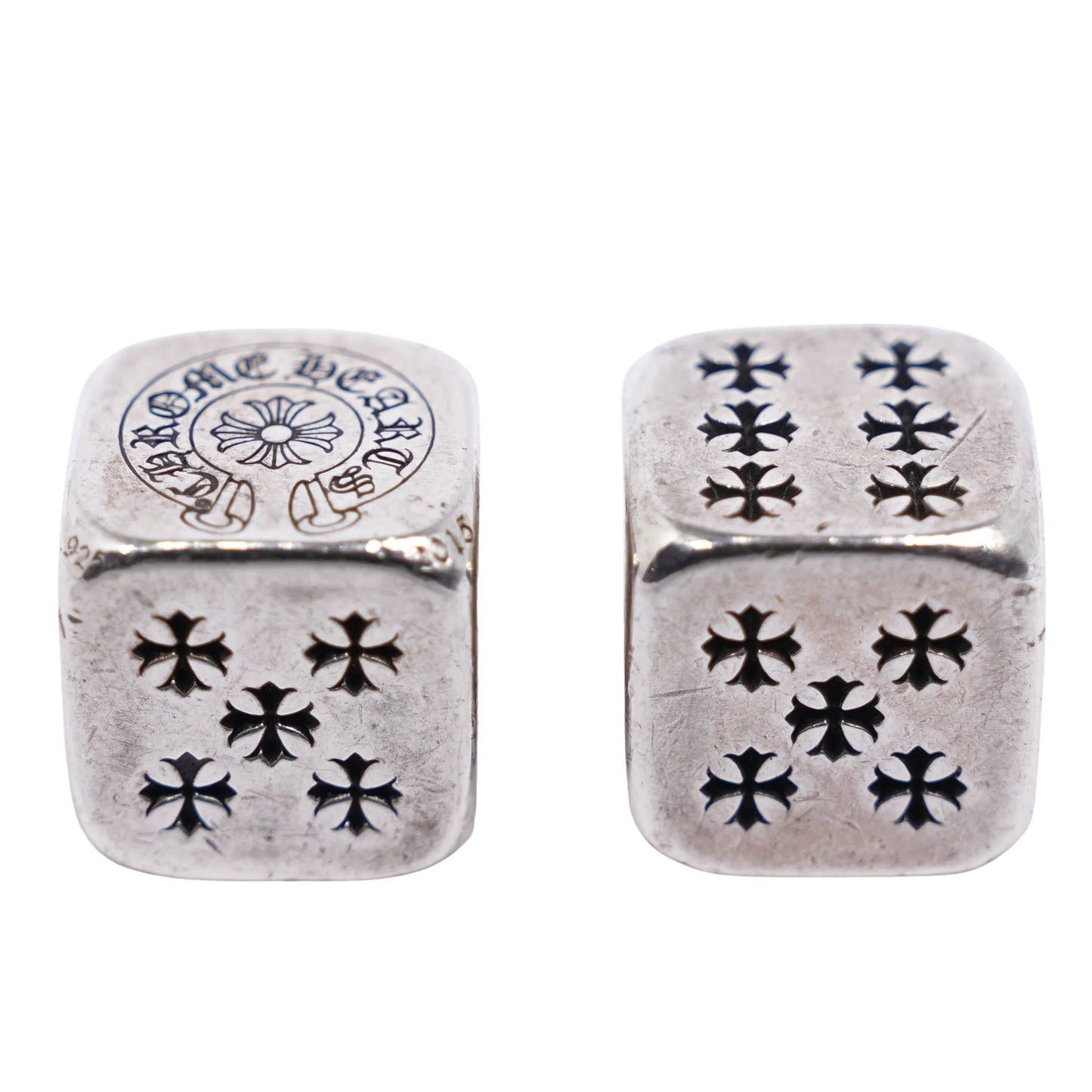 Chrome Hearts Silver Dice (Set of 2)