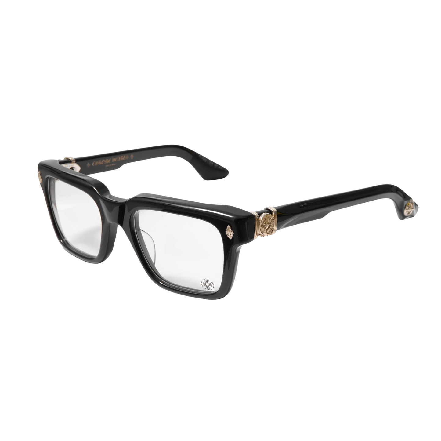 Chrome Hearts Halllamanass Glasses Black/Gold