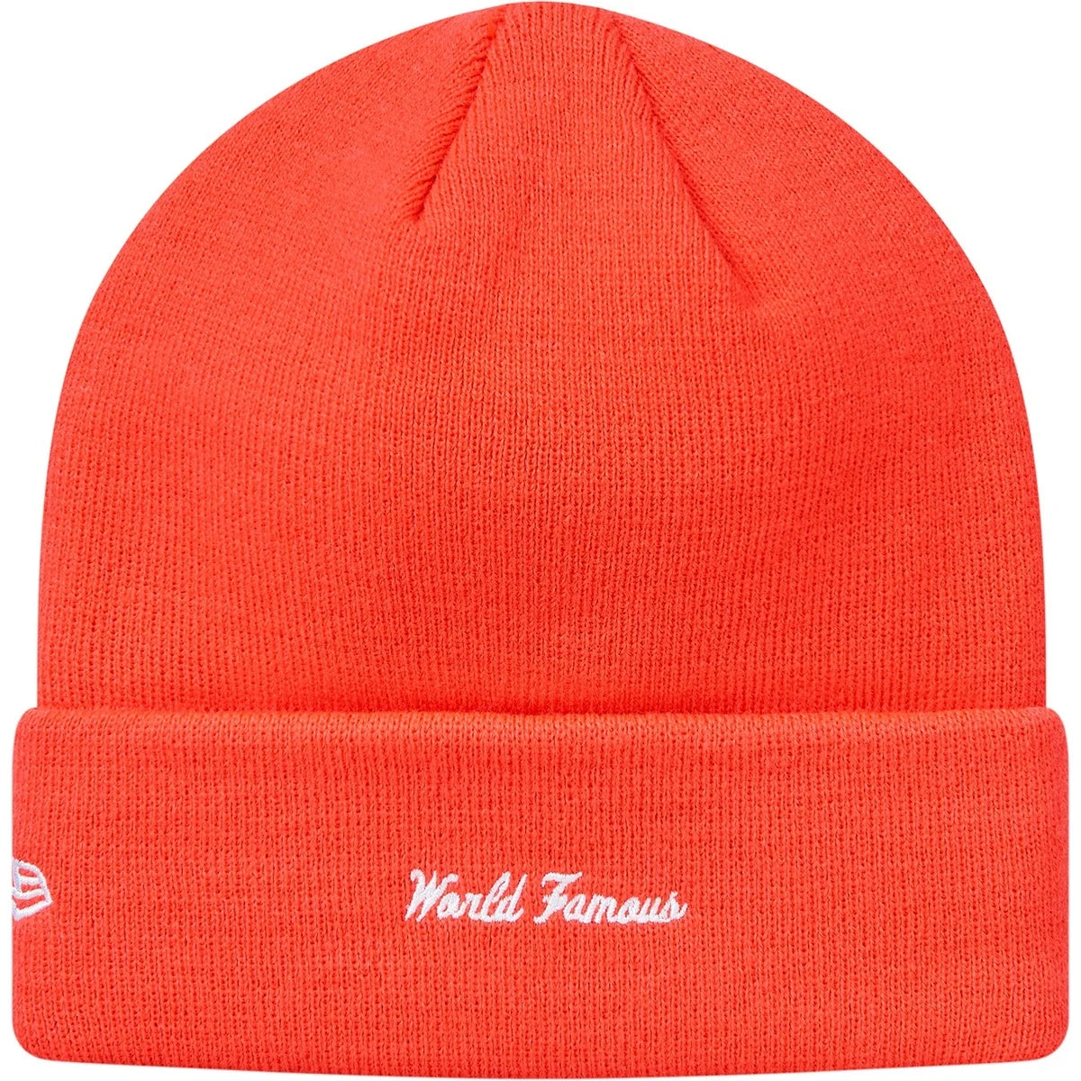 Supreme New Era Box Logo Beanie (FW18) Bright Coral