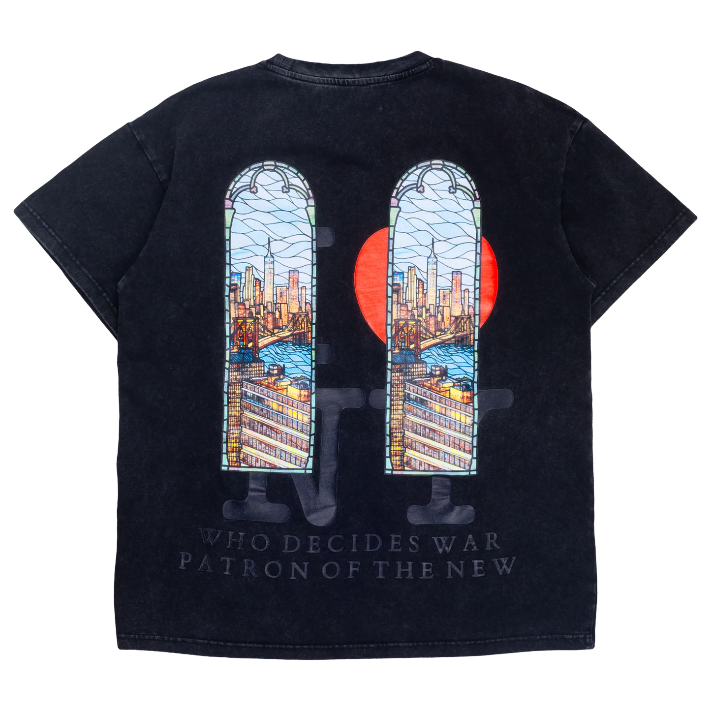 Who Decides War x Patron Of The New T-Shirt Coal