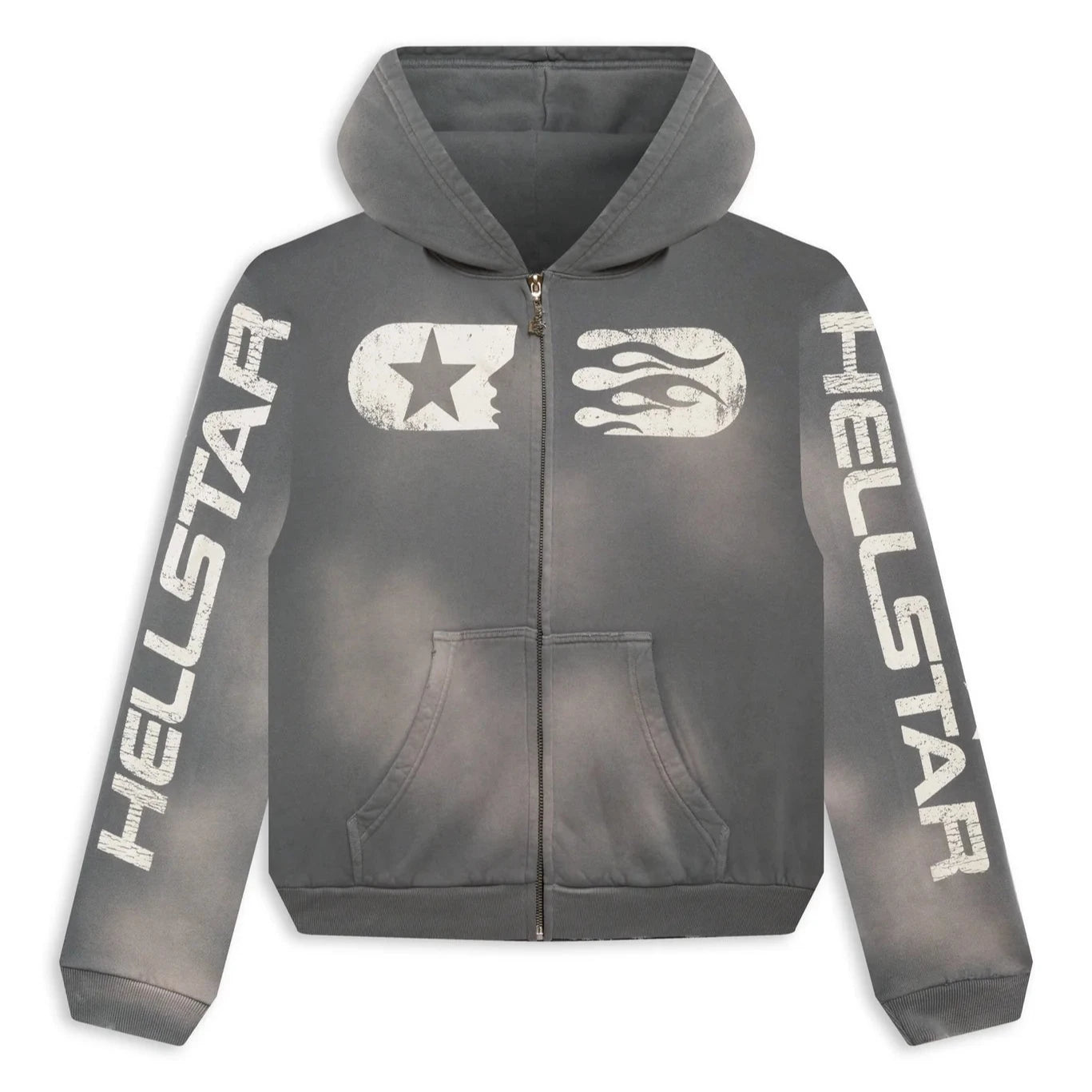 Hellstar Studios Zip-Up Hoodie Grey – Endless Supply Hellstar Studios Zip-Up Hoodie Grey – Endless Supply