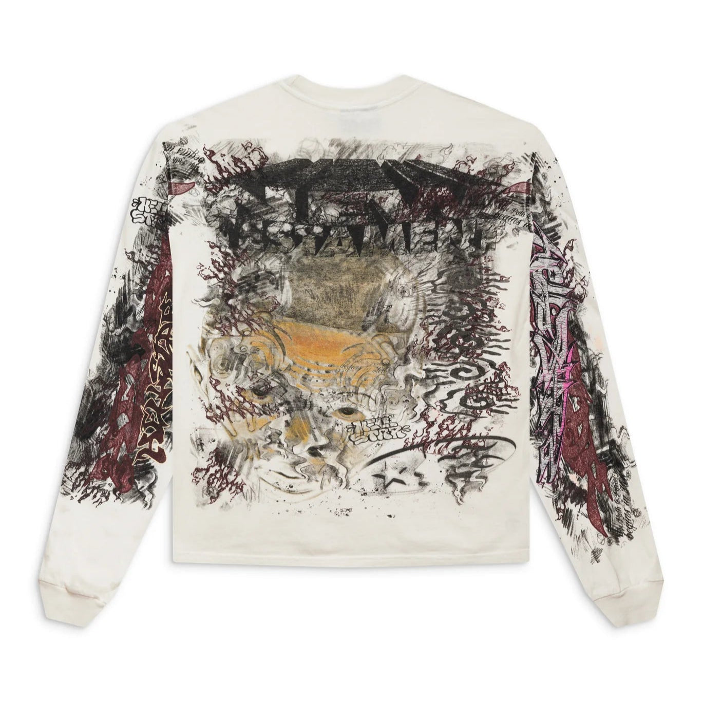 Hellstar Graffiti L/S T-Shirt White