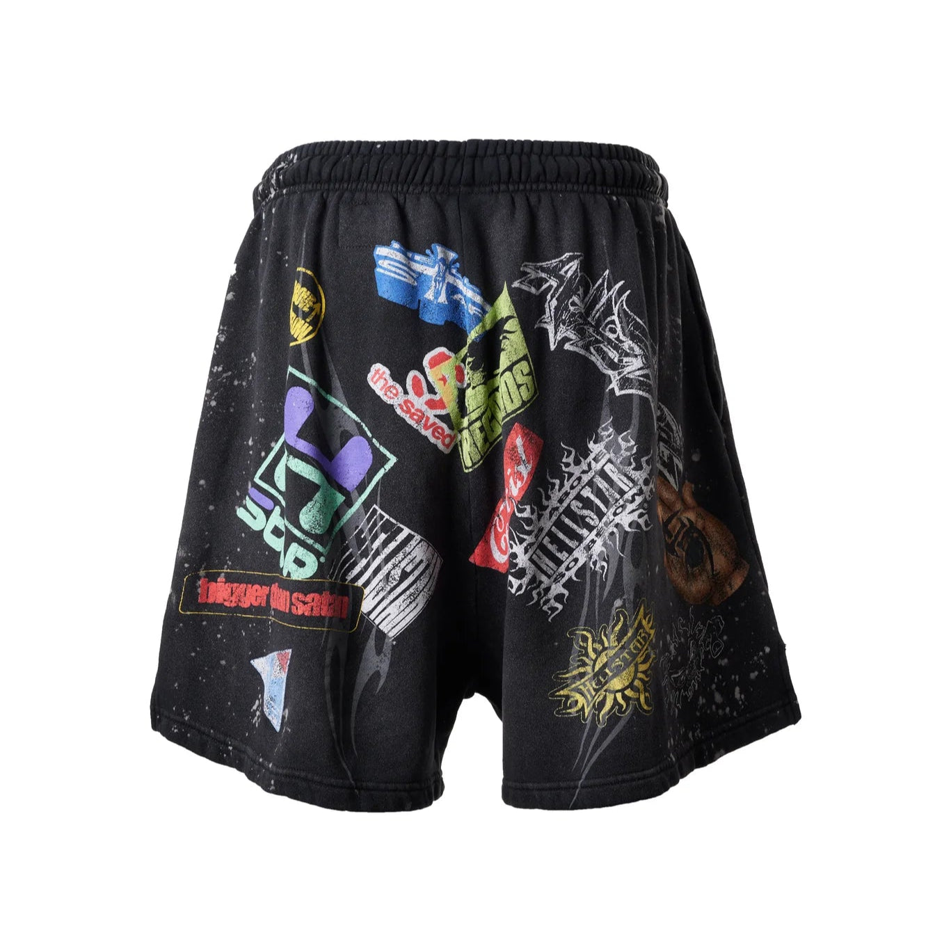 Hellstar Patch Shorts Black
