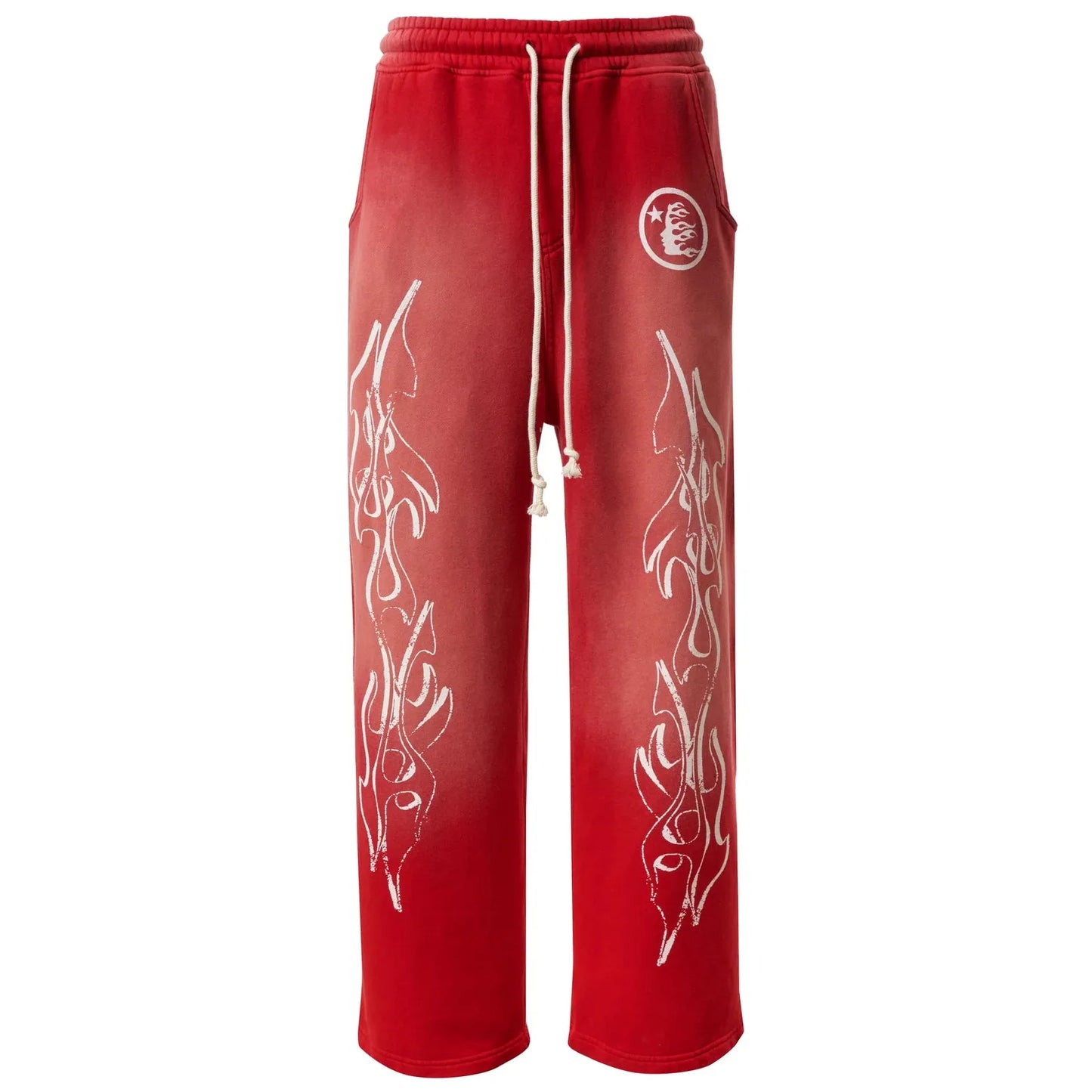 Hellstar Records Flare Sweatpants Red