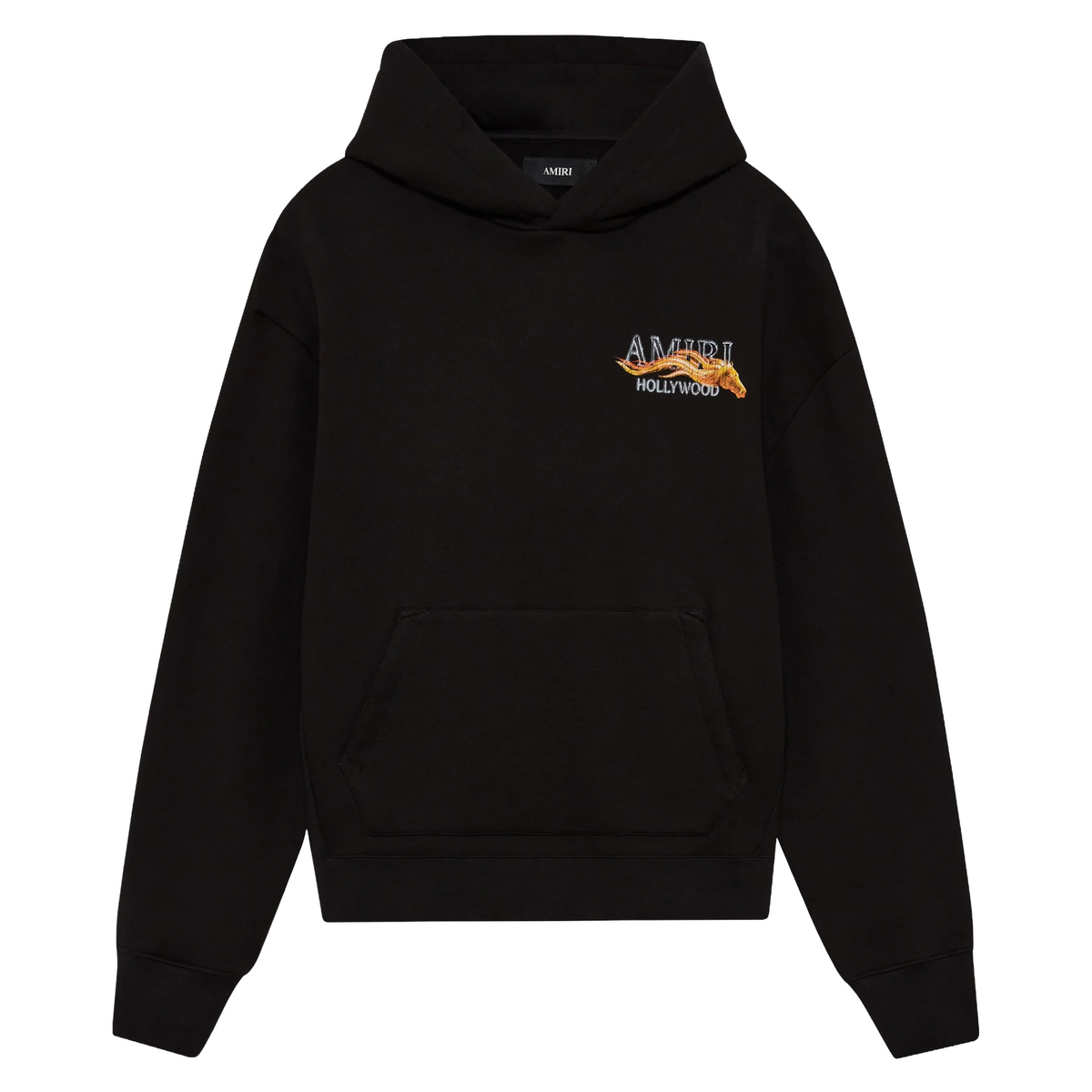 Amiri Hollywood Horse Hoodie Black