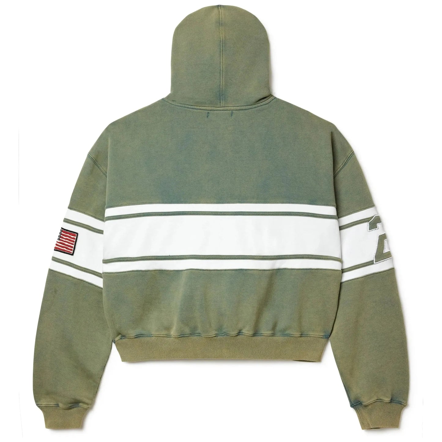 Vale Forever Cursive Zip-Up Hoodie Forest