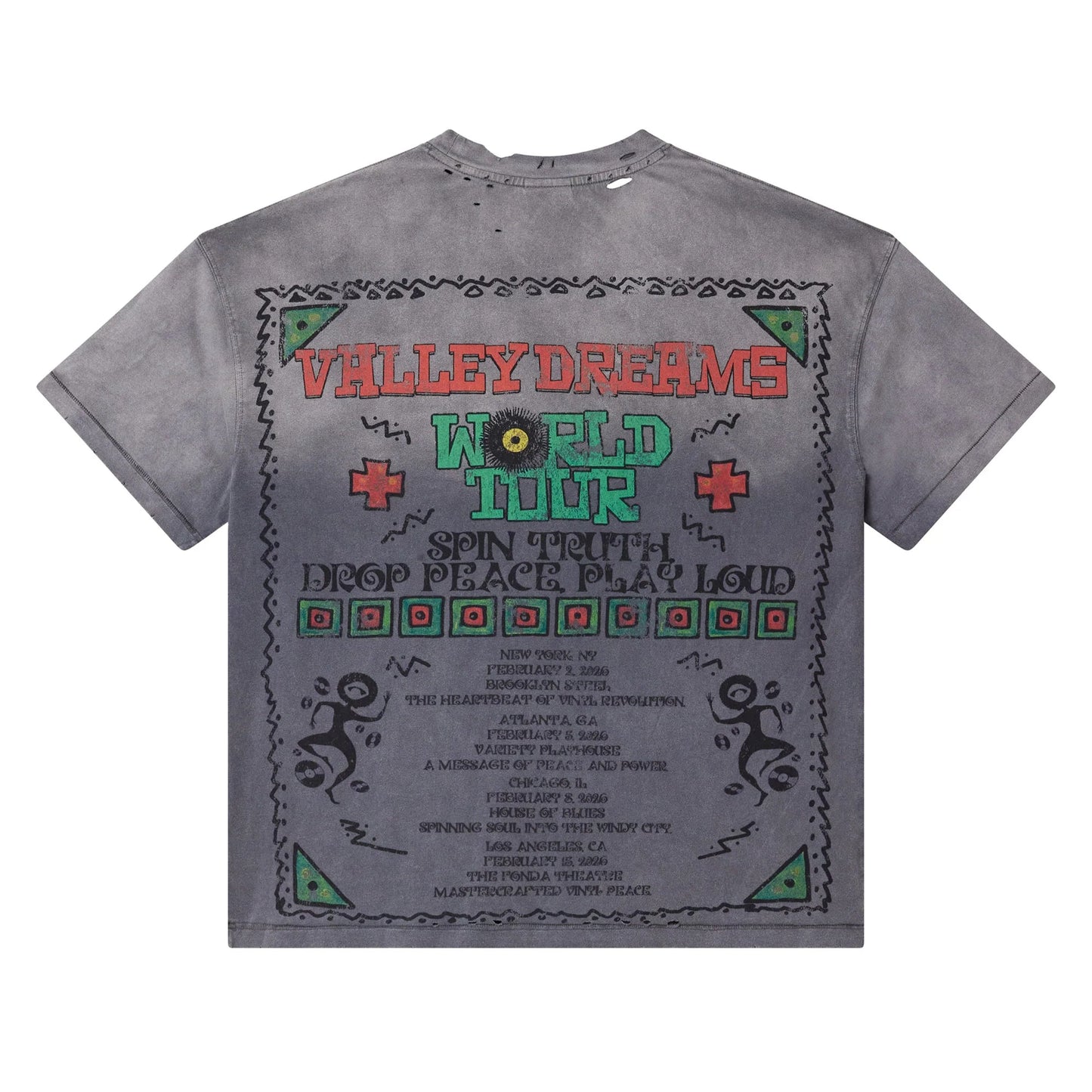 Vale Forever Chaos Bling Tee Grey
