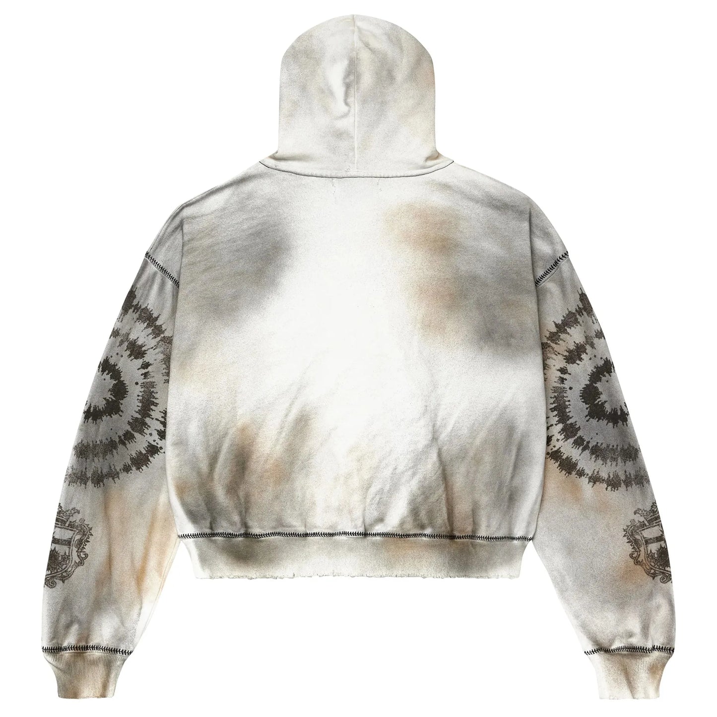 Vale Forever Spiral Zip-Up Hoodie Ash Grey