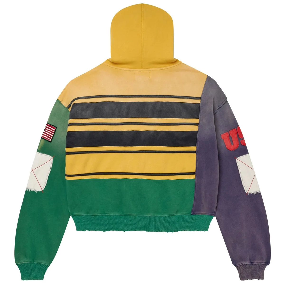 Vale Forever Mardi Gras Collage Zip-Up Hoodie Multicolor