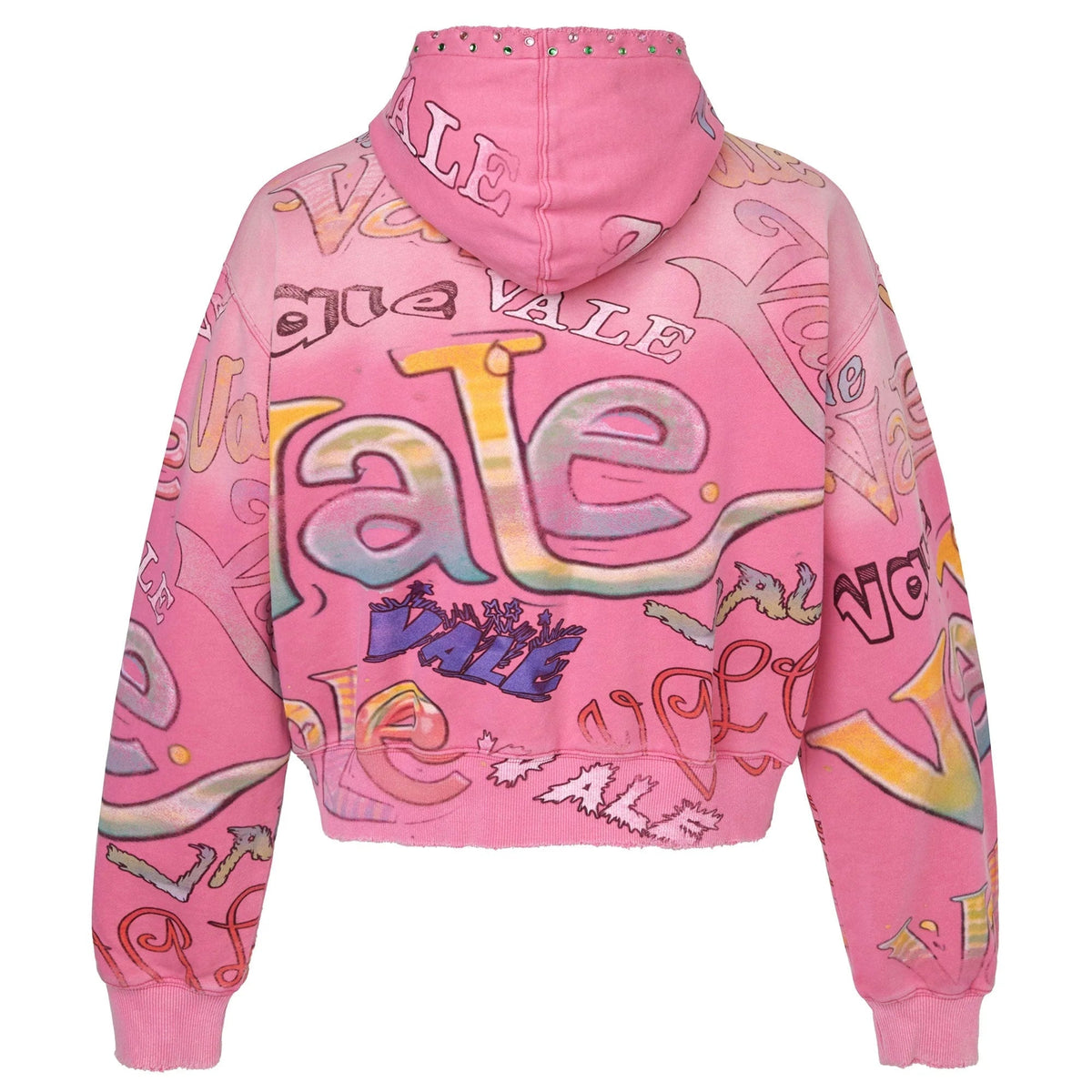 Vale Forever Bubblegum Zip-Up Hoodie Pink