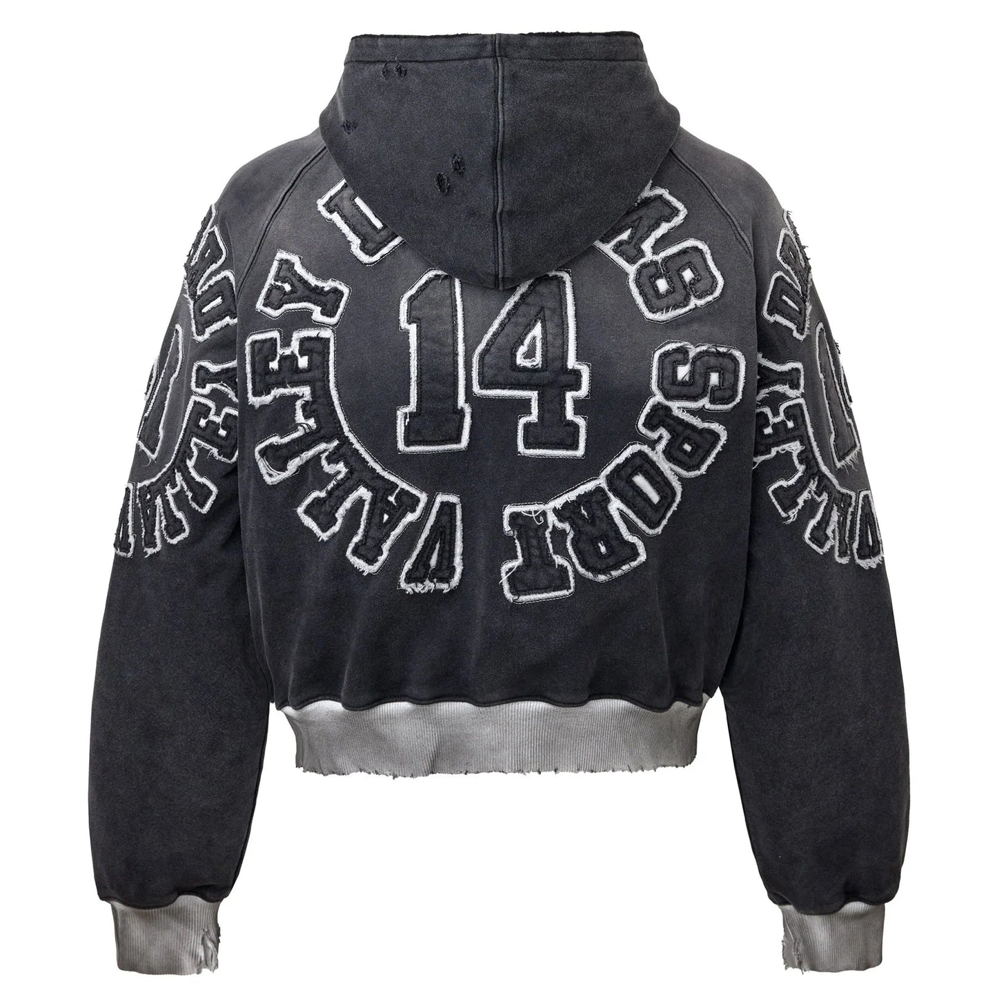 Vale Forever Anthem Zip-Up Hoodie Black