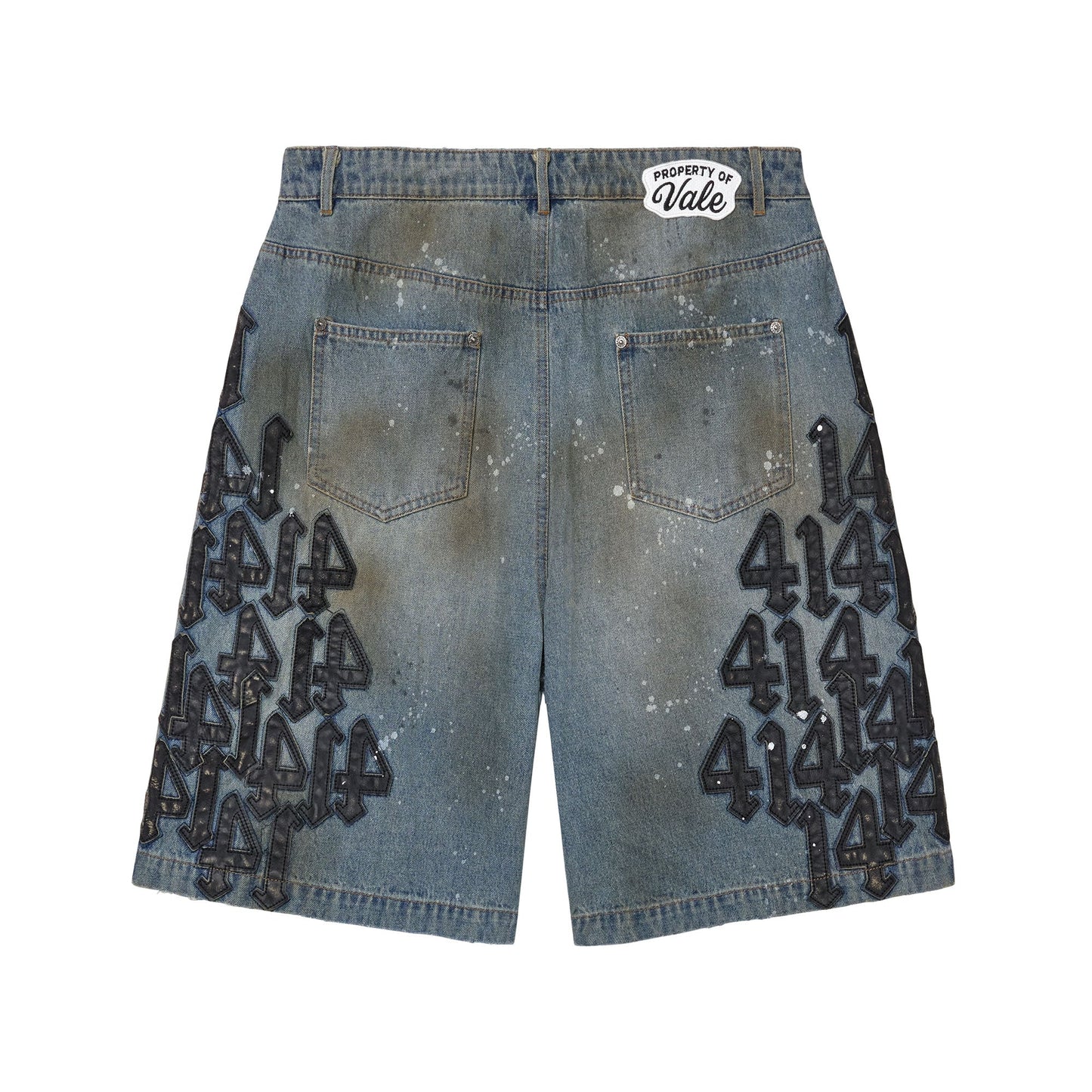 Vale Forever Black Charm Jorts Mid Wash