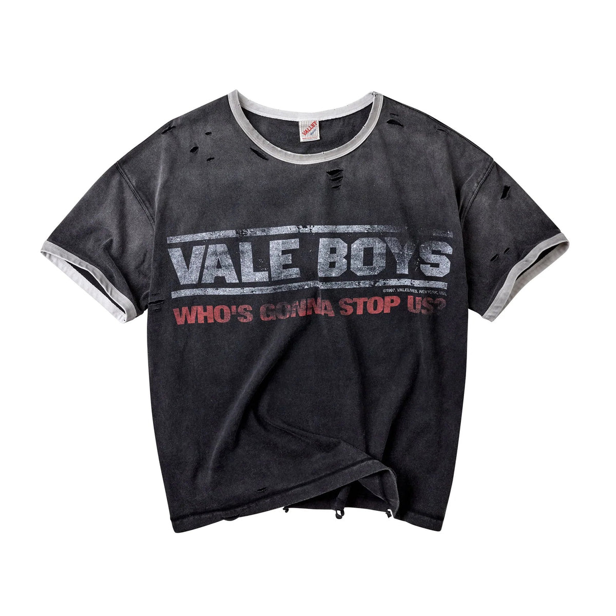 Vale Forever Oreo Ringer Tee Black