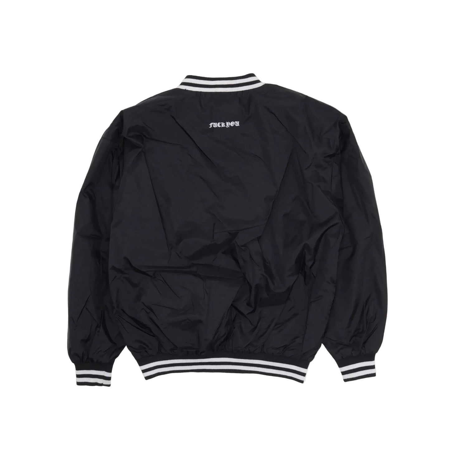 Chrome Hearts Vertical Logo Pullover Nylon Warmup Jacket (Lightly Worn Pre-Owned)