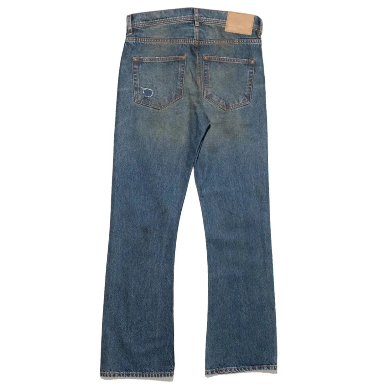 Enfants Riches Déprimés Thrashed Flare Jeans Blue