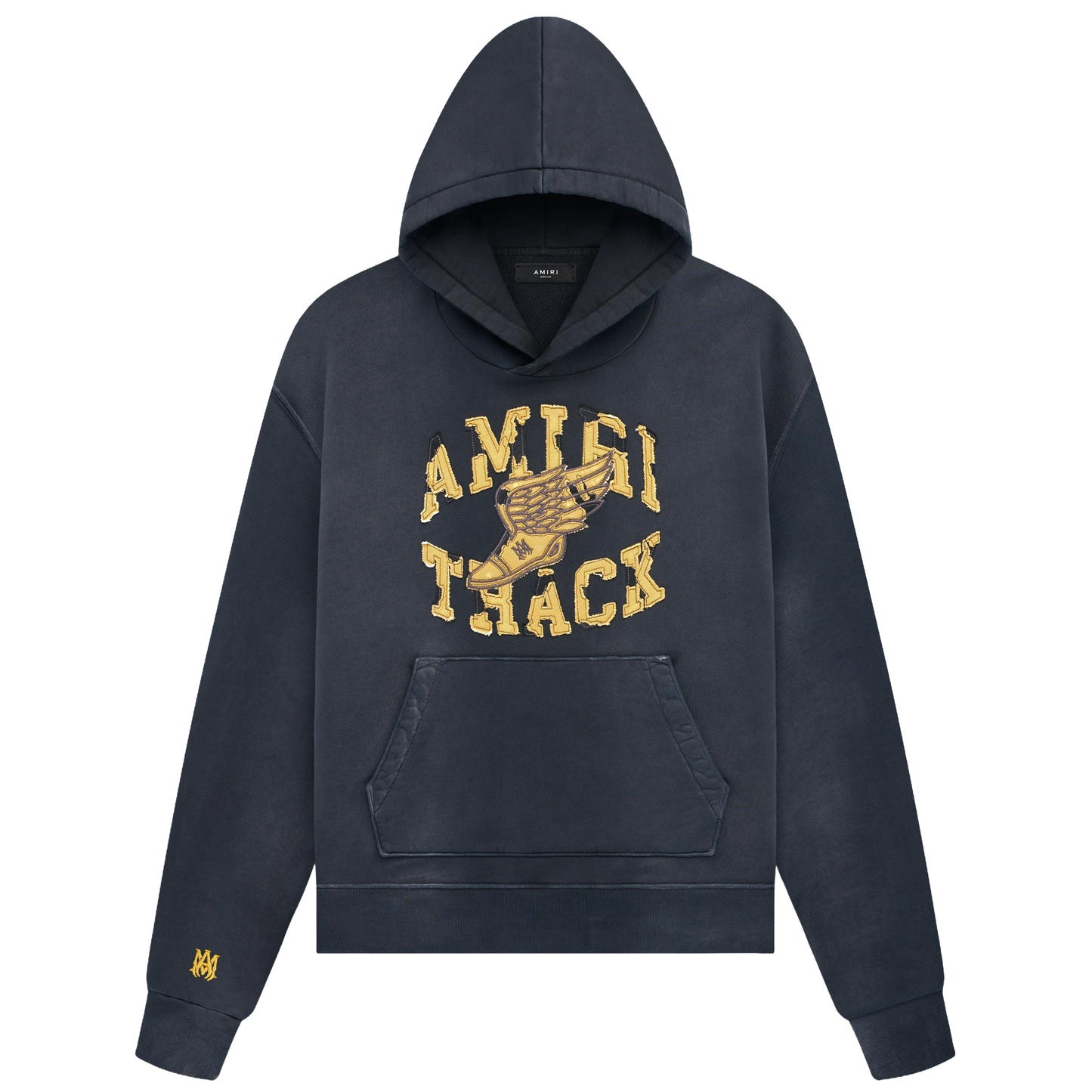 Amiri Track Hoodie Faded Black