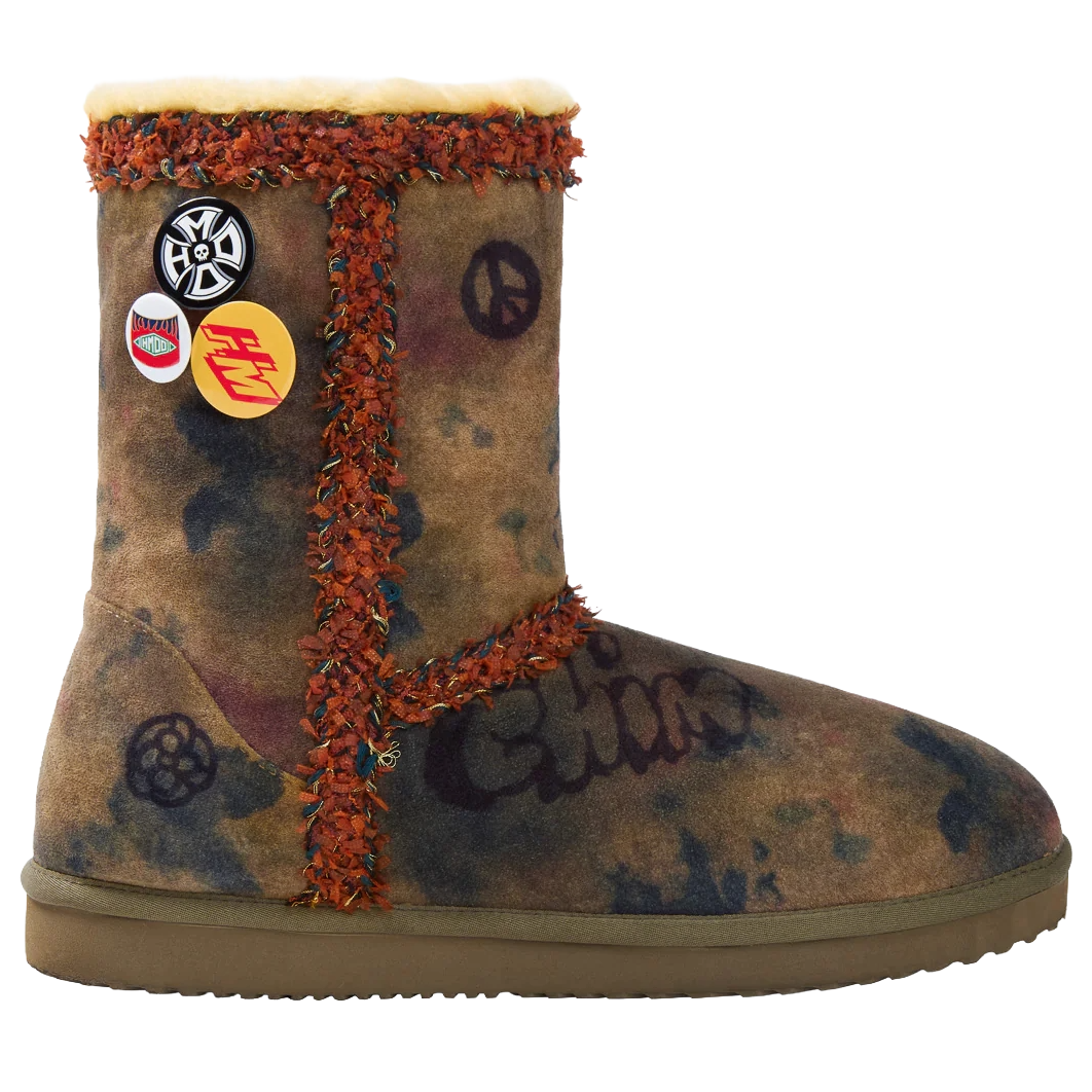 HMDD Graffiti Boots Brown