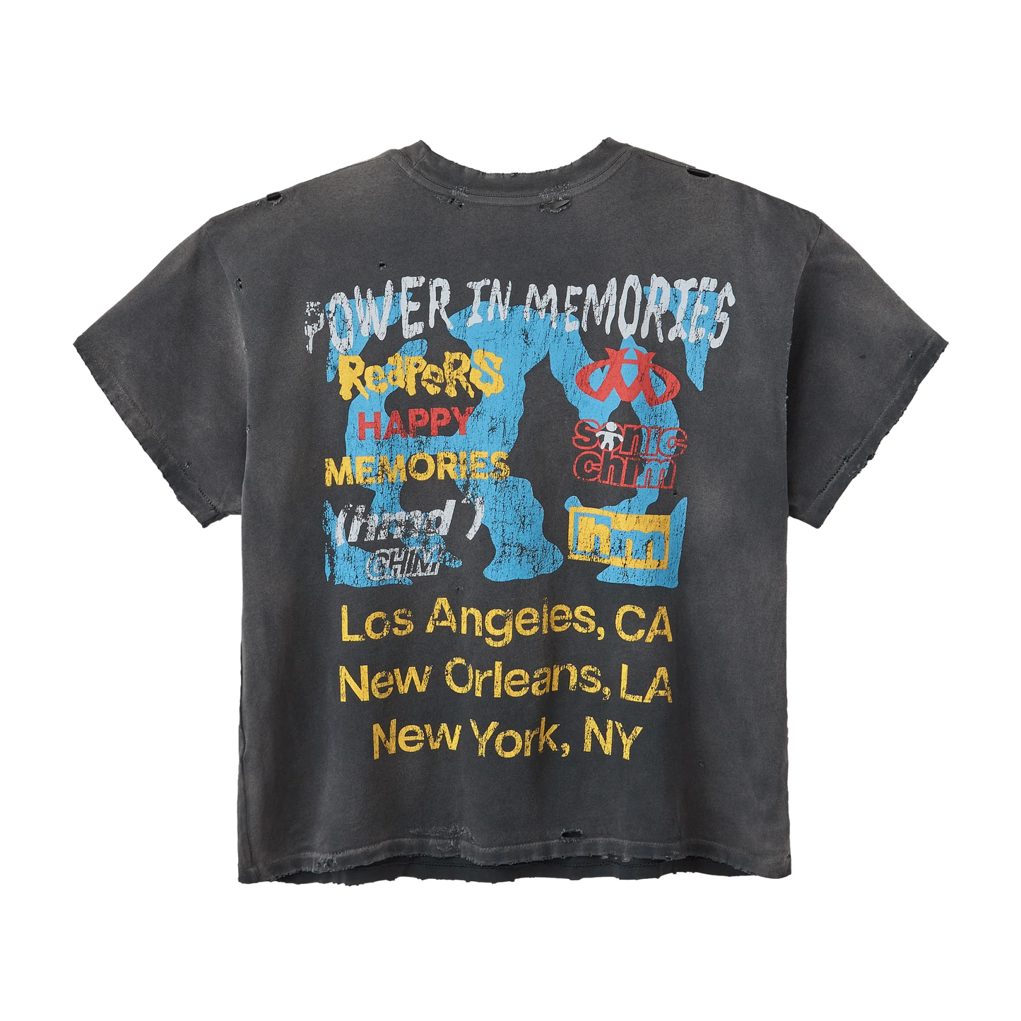 HMDD World Tour T-Shirt Washed Black