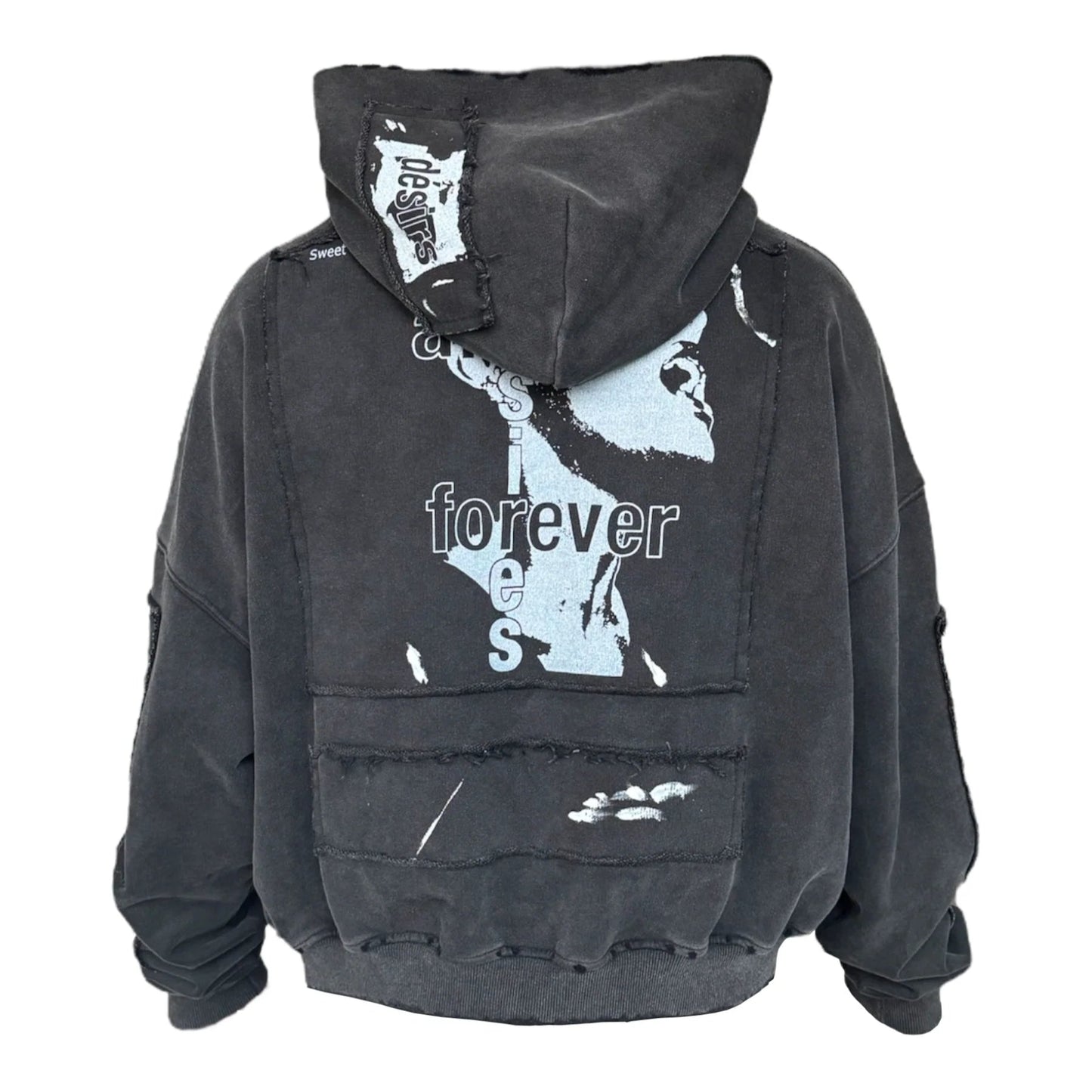 Matière De Désirs Encore Hoodie Washed Black