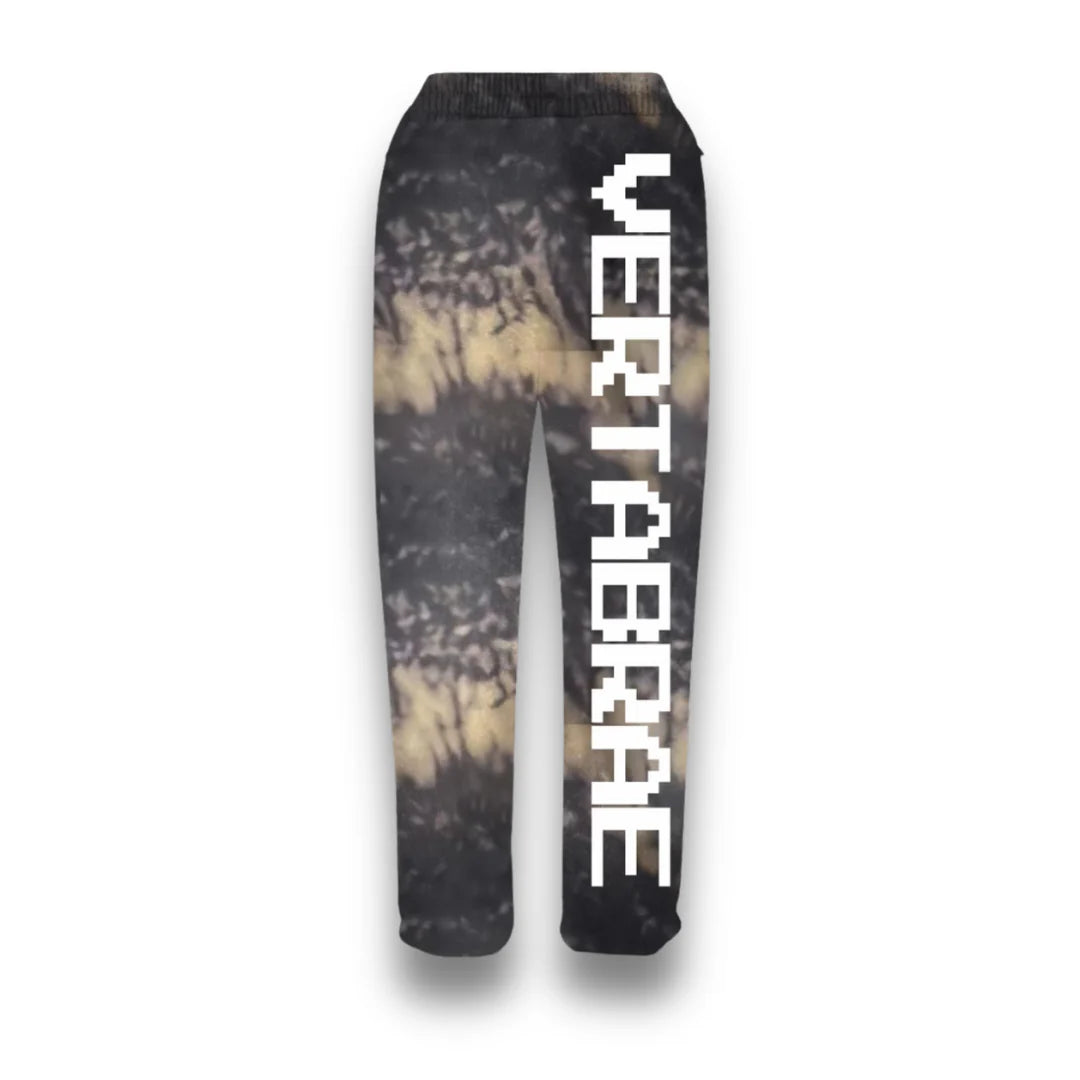 Vertabrae C-2 Marble Sweatpants Black/Tan