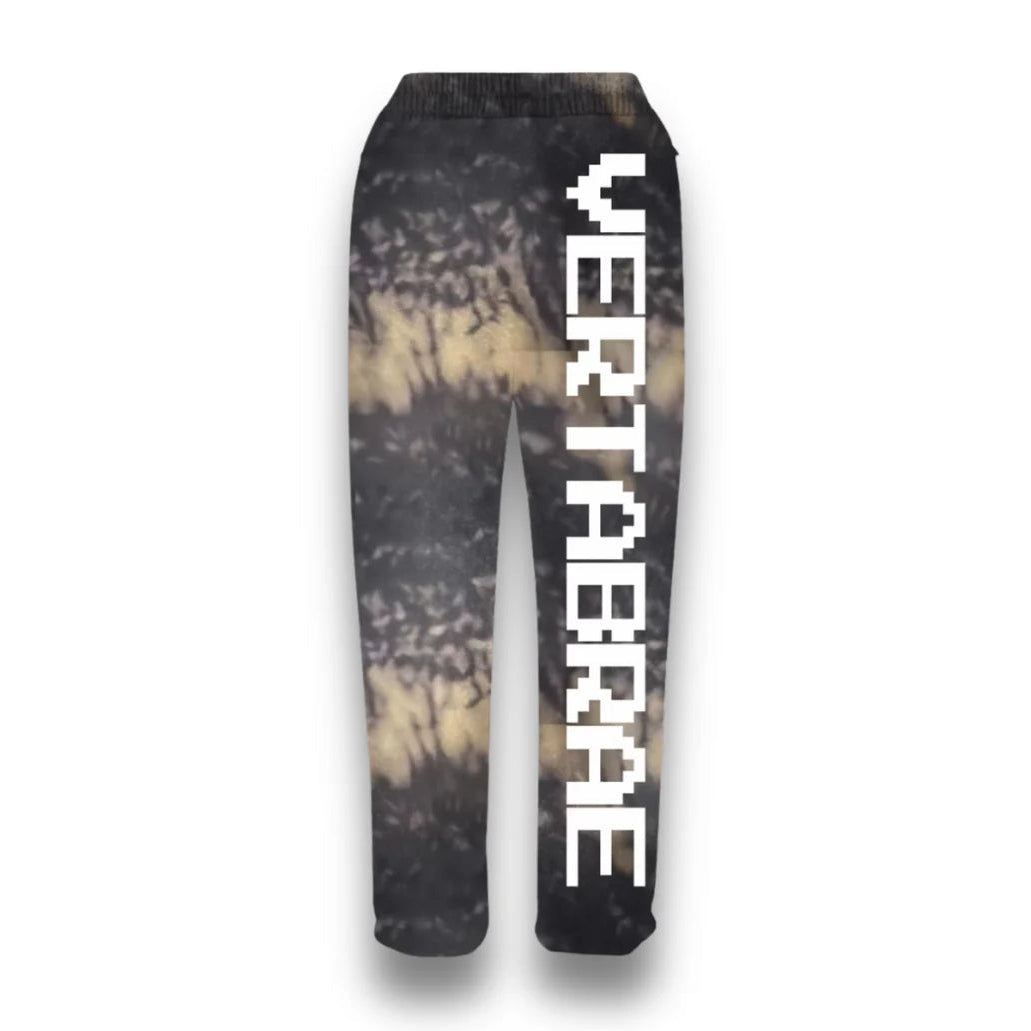 Vertabrae C-2 Marble Sweatpants Black/Tan