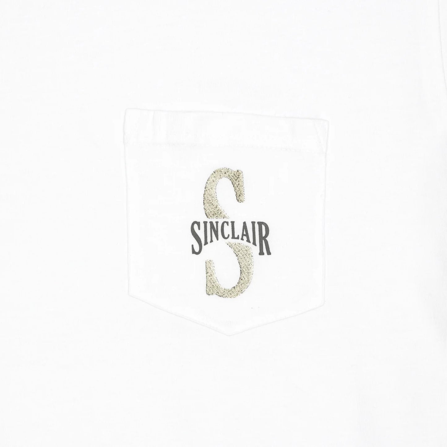 Sinclair S Arch Pocket Tee White