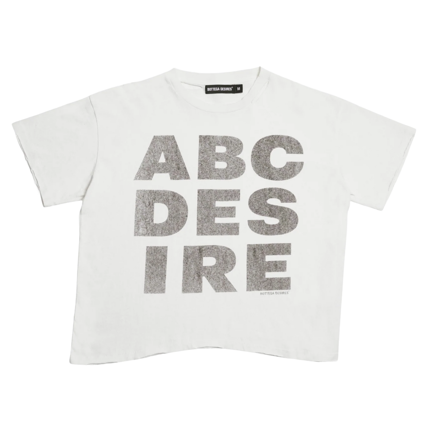 Bottega Desires ABC Desires Tee White