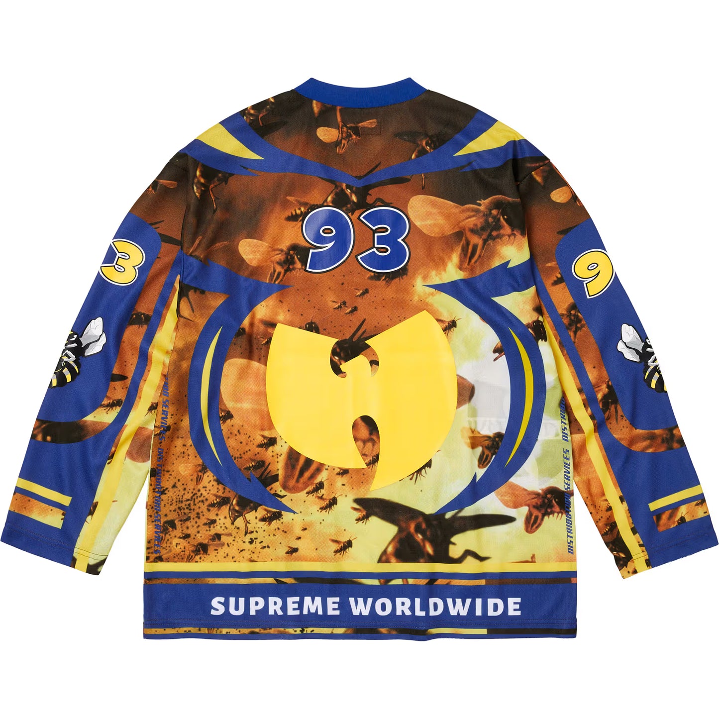 Supreme Wu-Tang Clan Hockey Jersey Blue