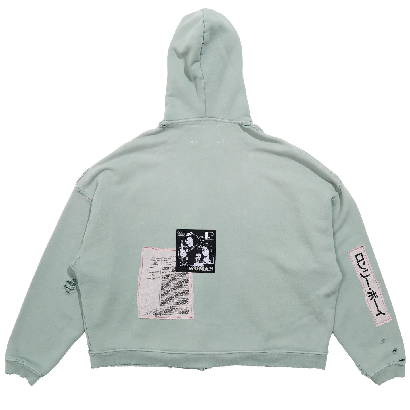 Paly Hollywood Alta Cienega Zip Up Hoodie Green