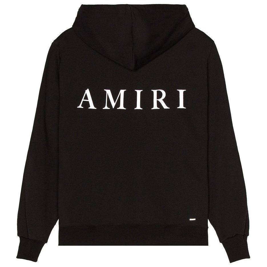 Amiri MA Core Logo Zip-Up Hoodie Black