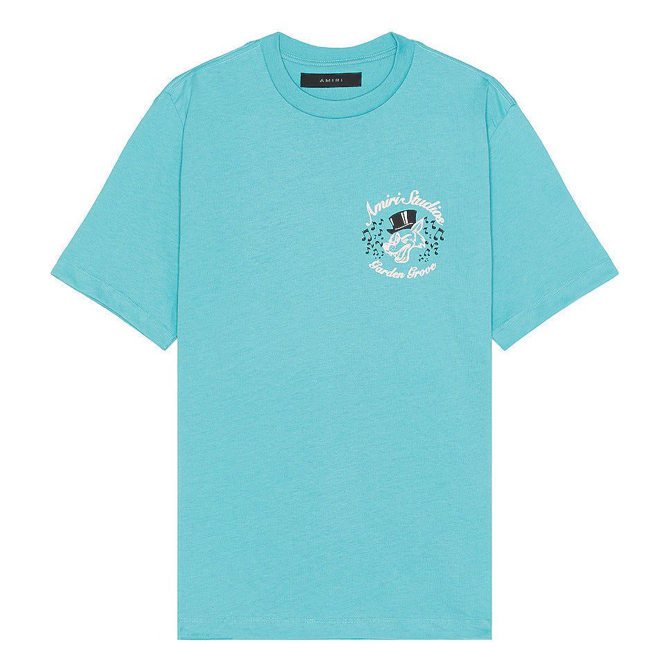 Amiri Studios Tee Aqua