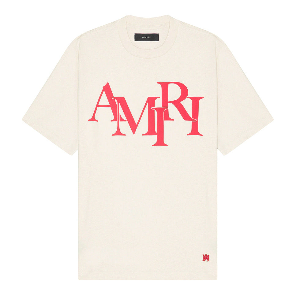 Amiri Staggered Tee Birch