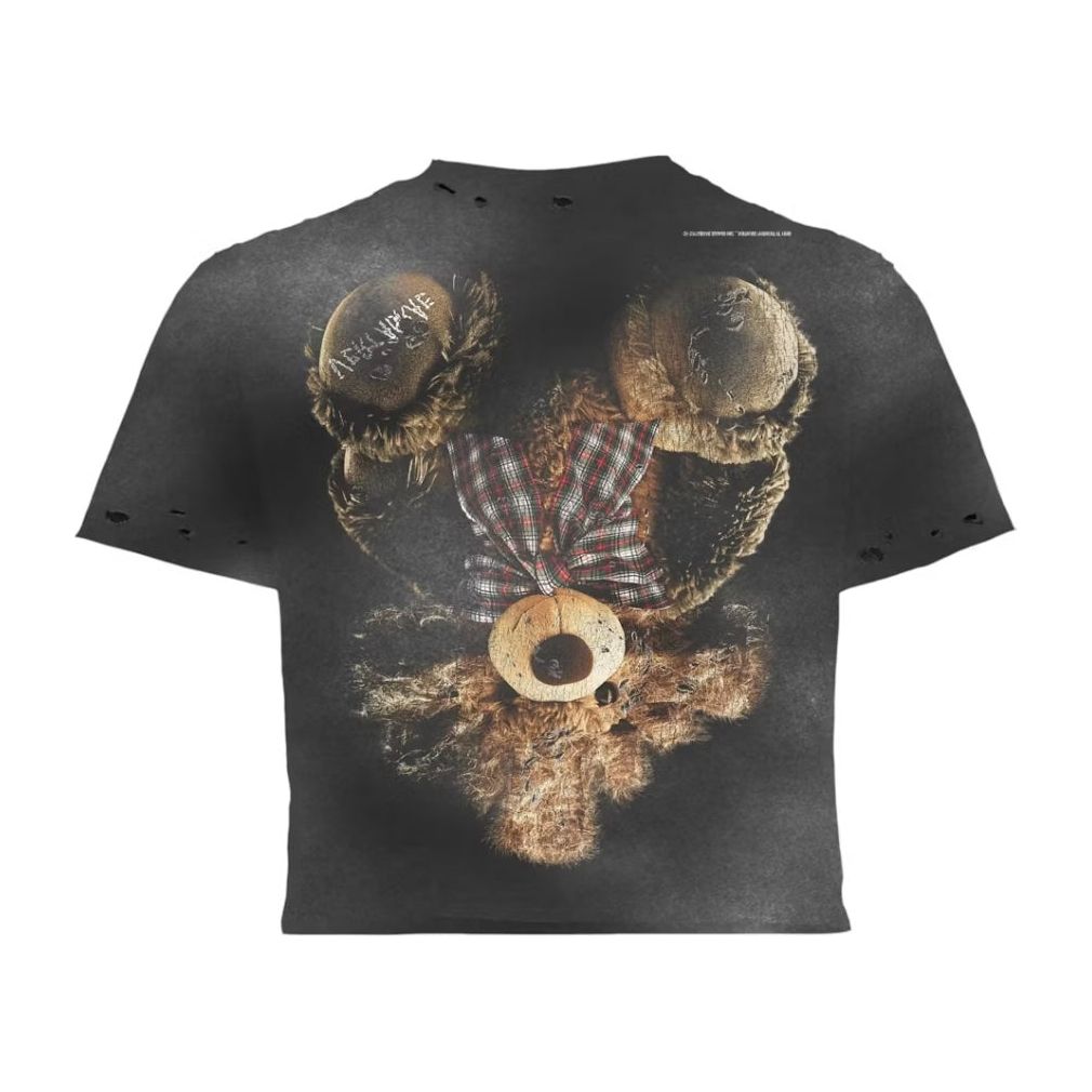 Vertabrae Teddy Tee Black