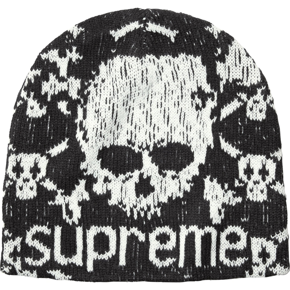 Supreme®/Vanson Leathers® Skull Beanie Black