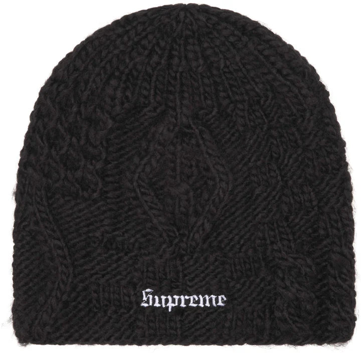 Supreme Block Knit Beanie Black