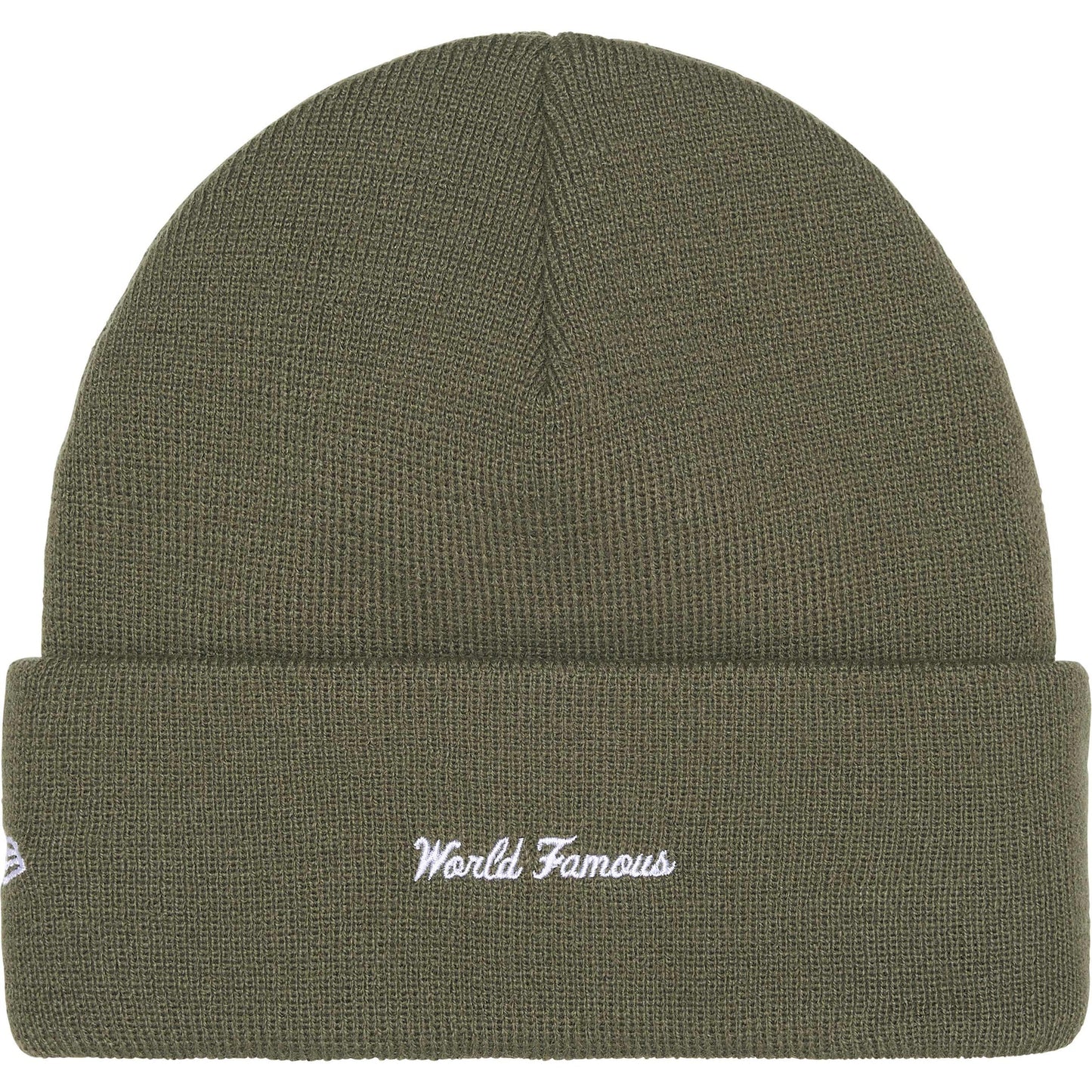 Supreme New Era Box Logo Beanie (FW25) Light Olive